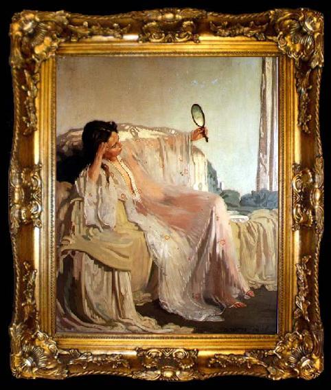 framed  William Orpen Eastern Gown, ta009-2